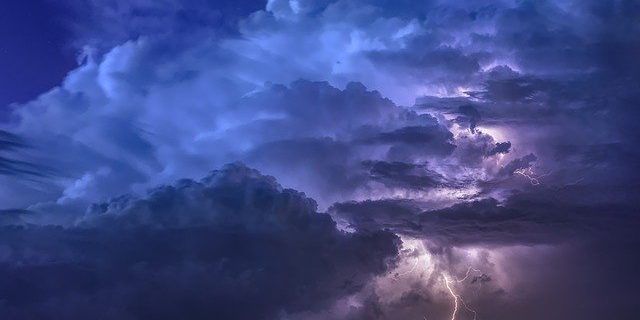 Clouds during storm